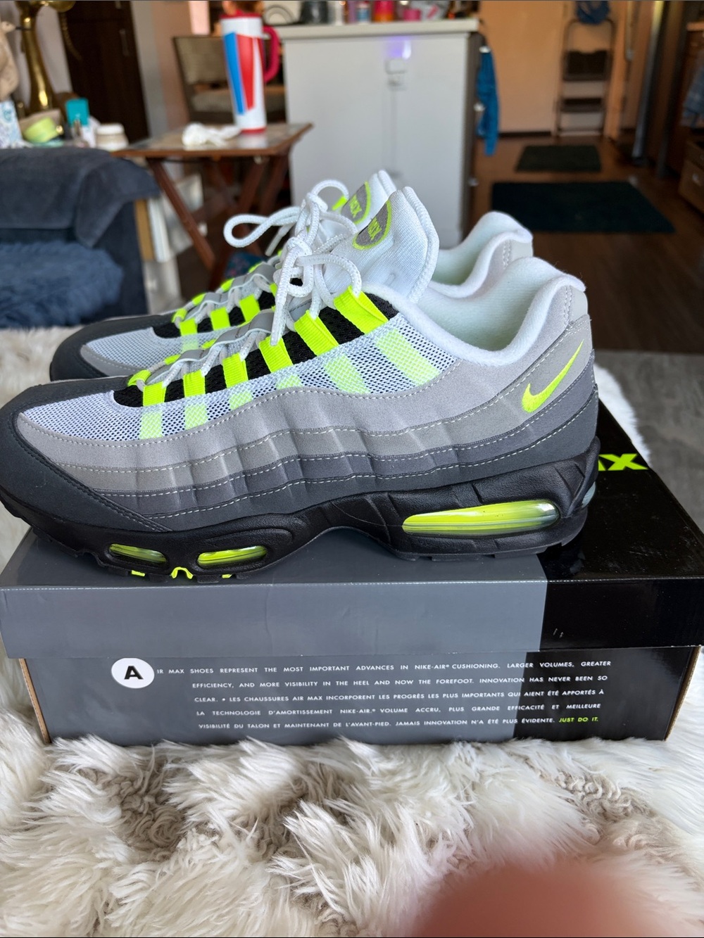 NIKE AIR MAX 95 BIG BUBBLE SIZE 12 w/box - Picture 2 of 4